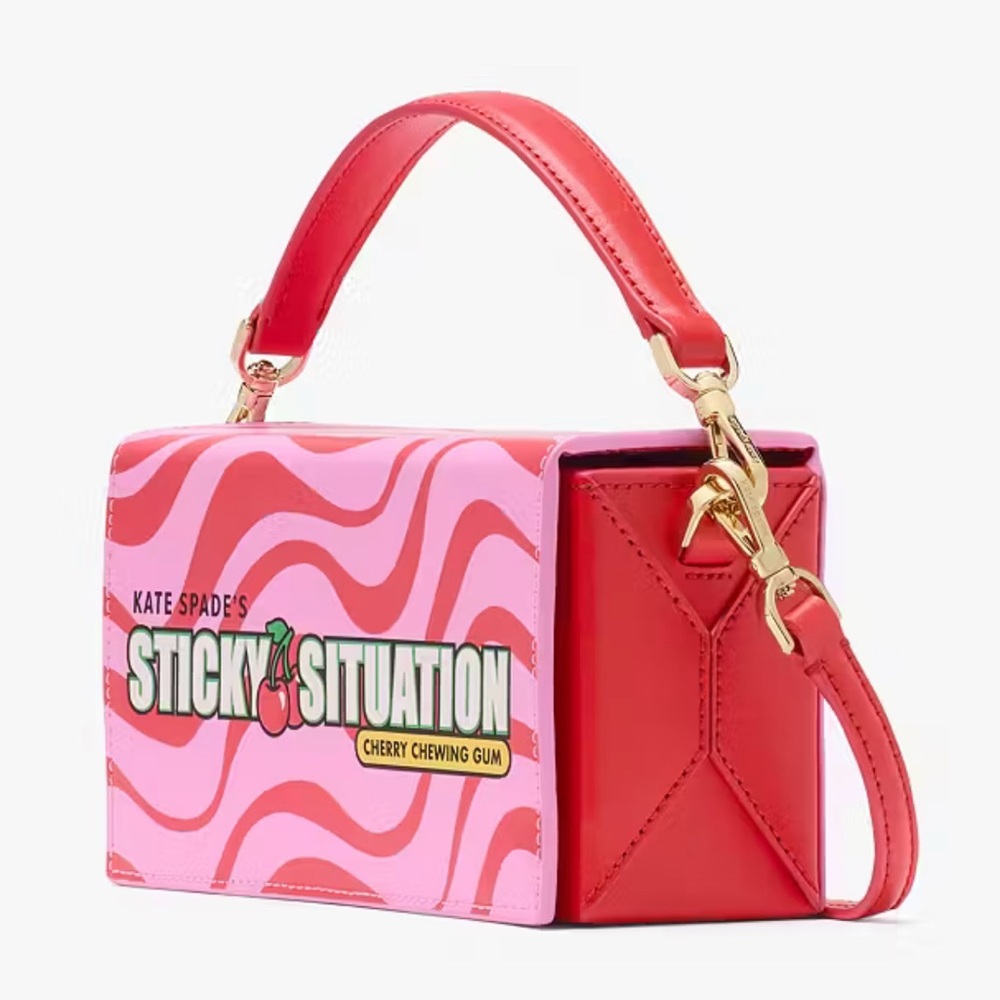 Kate Spade Bubble Gum 3D Crossbody Red Multi - Picture 16 of 16